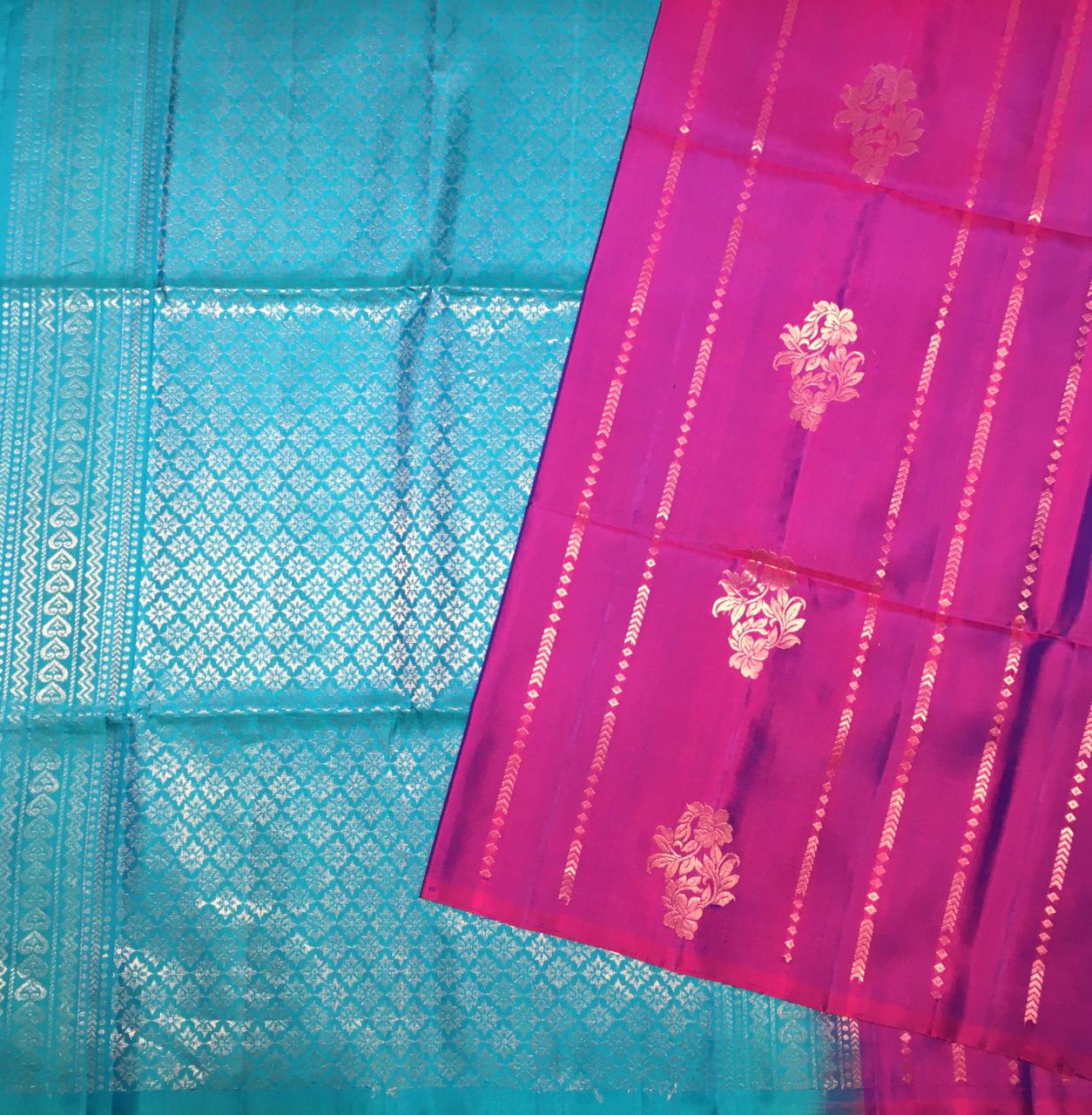 Pure kanjivaram soft silk saree (Product code: 3348)