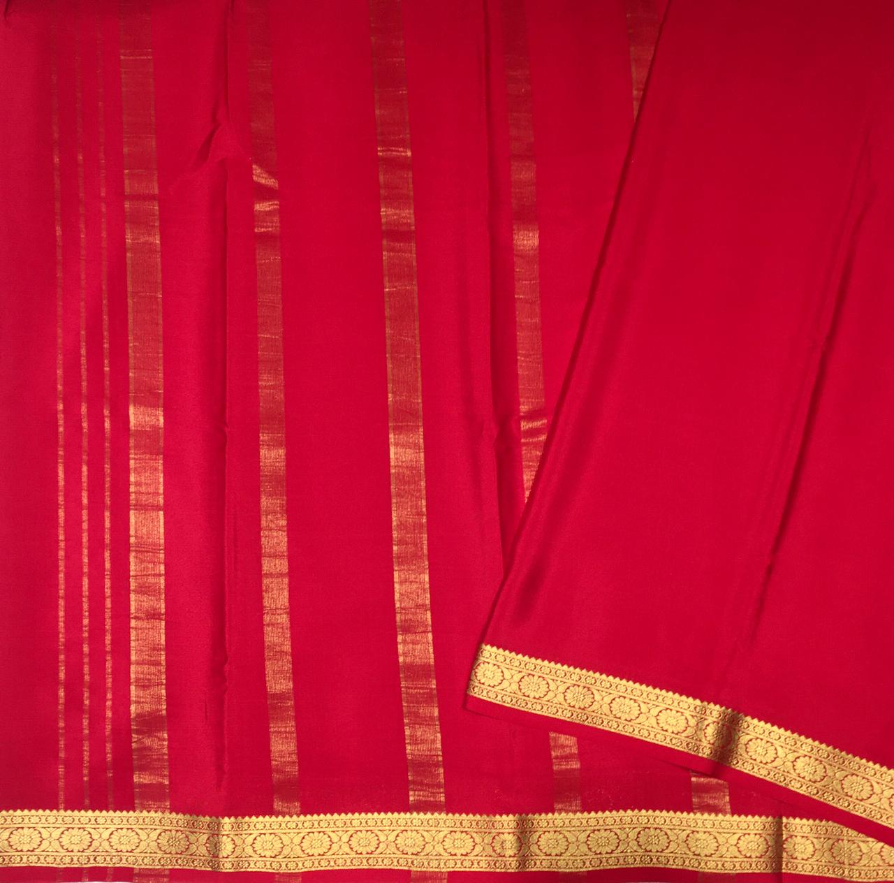 Pure Mysore crepe saree (Product Code:3550)