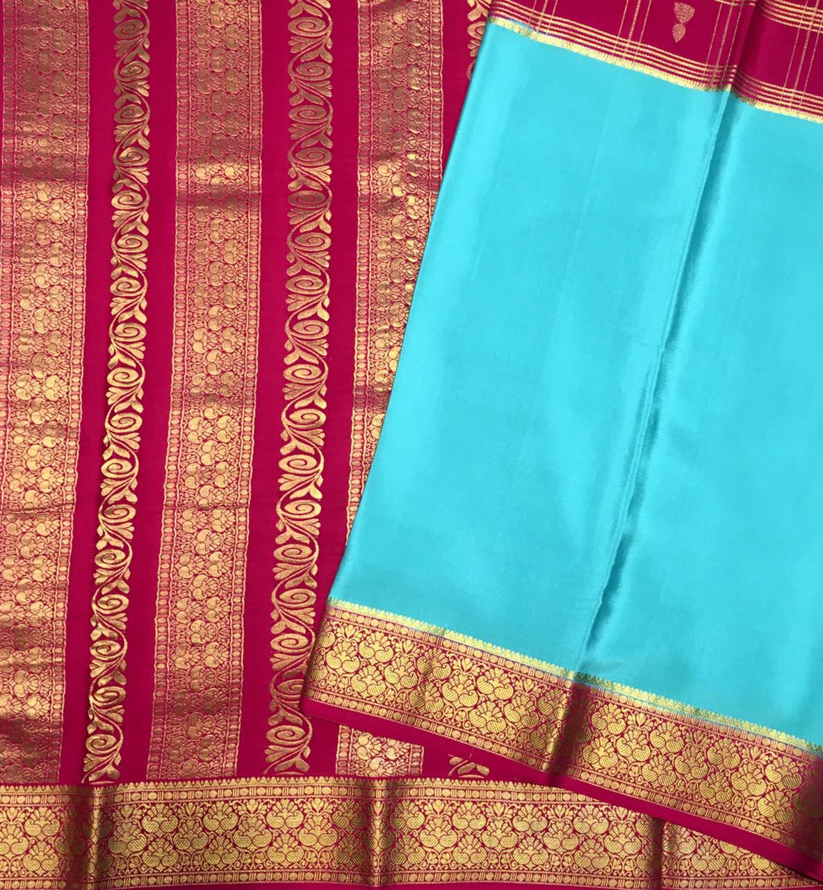 Pure Mysore Crepe Saree (Product Code: 3581)