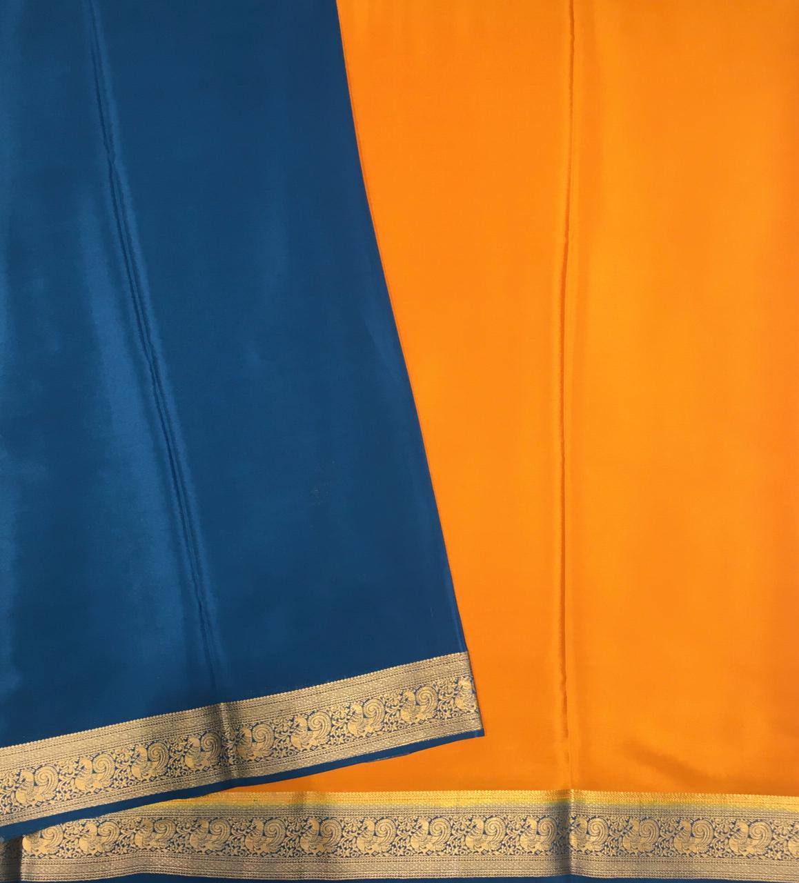 Pure Mysore Crepe Saree (Product Code: 3150)