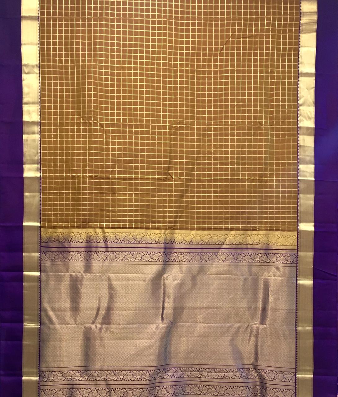 Pure Mix Kanjivaram Silk Saree (Product Code: 4228)