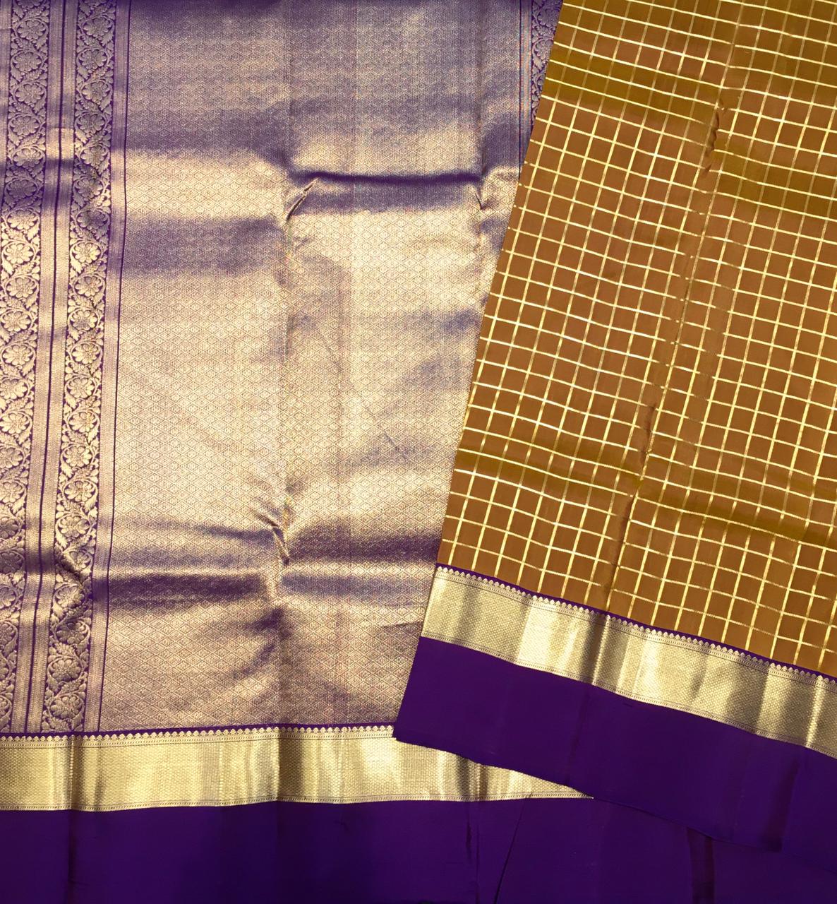 Pure Mix Kanjivaram Silk Saree (Product Code: 4228)