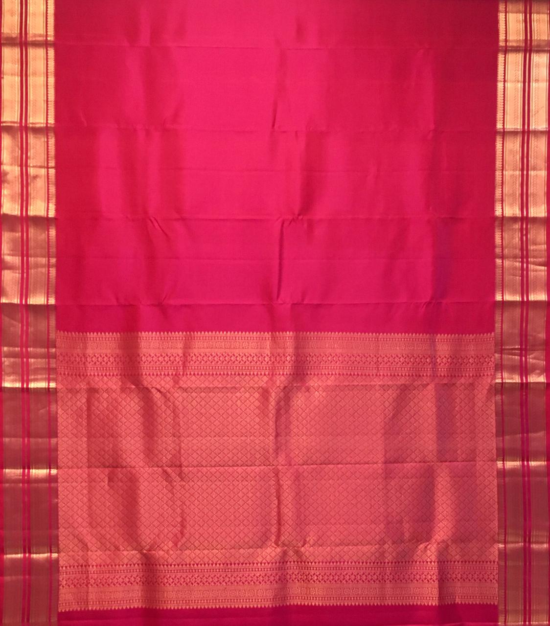 Pure Kanchipuram silk saree (product code: 3755)