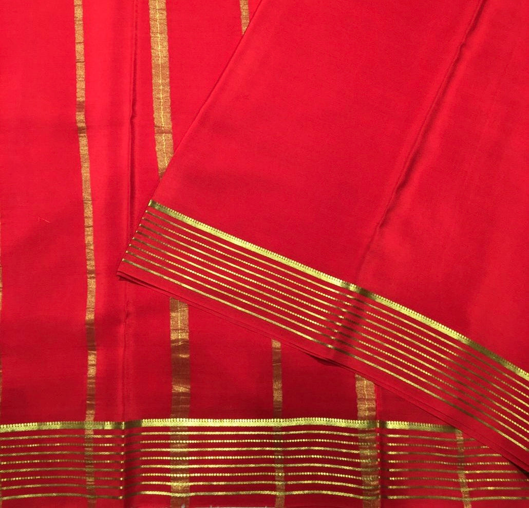 Pure Mysore Crepe Saree (Product Code: 4413-03)