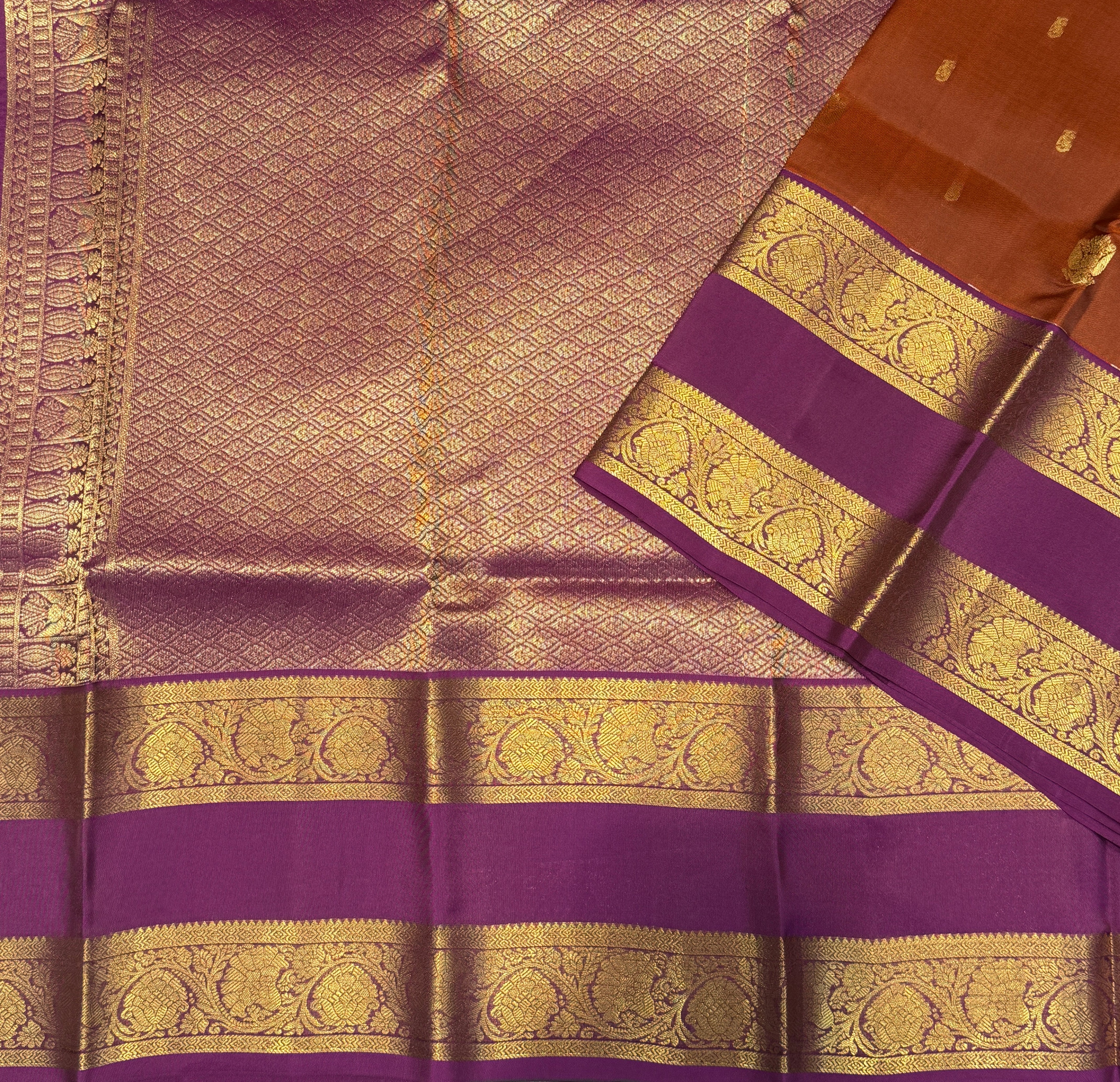 Pure Mix Kanjivaram Silk Saree (Product Code: 4222)