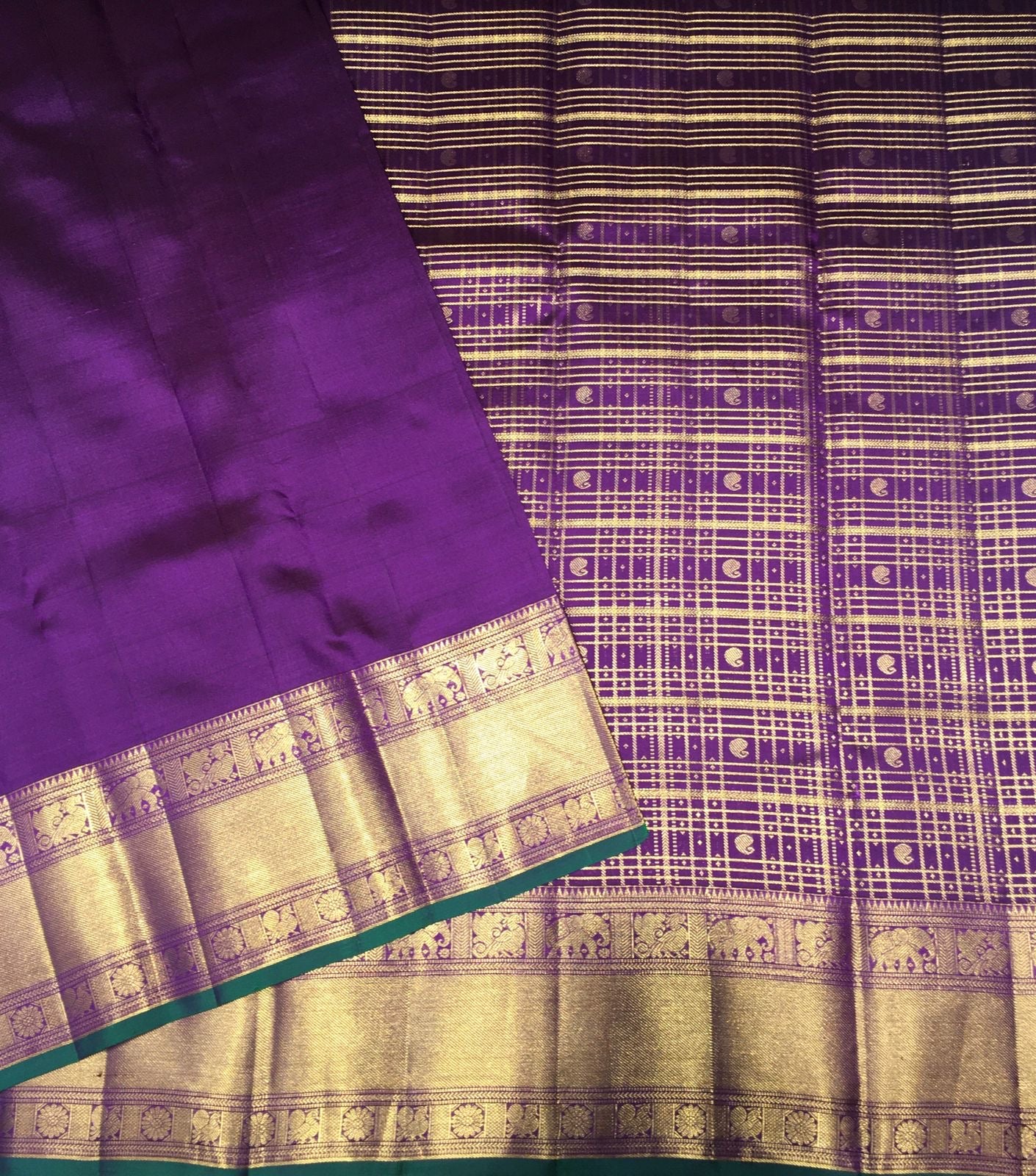 Pure Kanjivaram Bridal Silk Saree (Product Code: 4593)