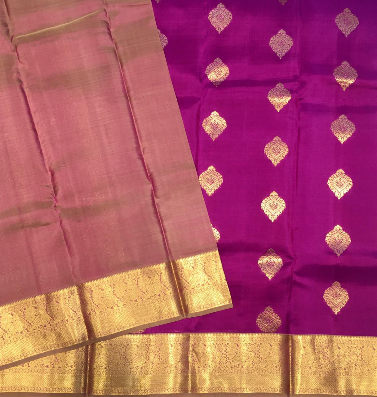 Pure mix kanjivaram silk saree (Product code:3708)