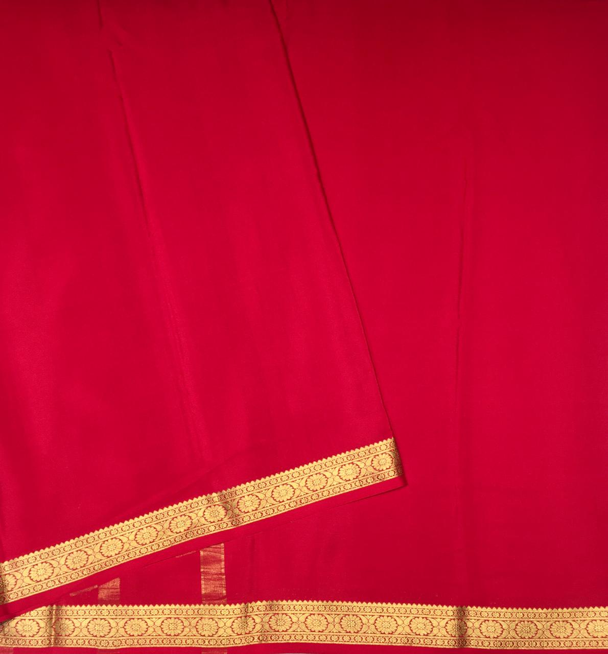 Pure Mysore crepe saree (Product Code:3550)