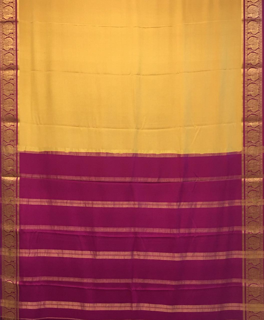 Pure Mysore crepe saree (Product code: 3582)
