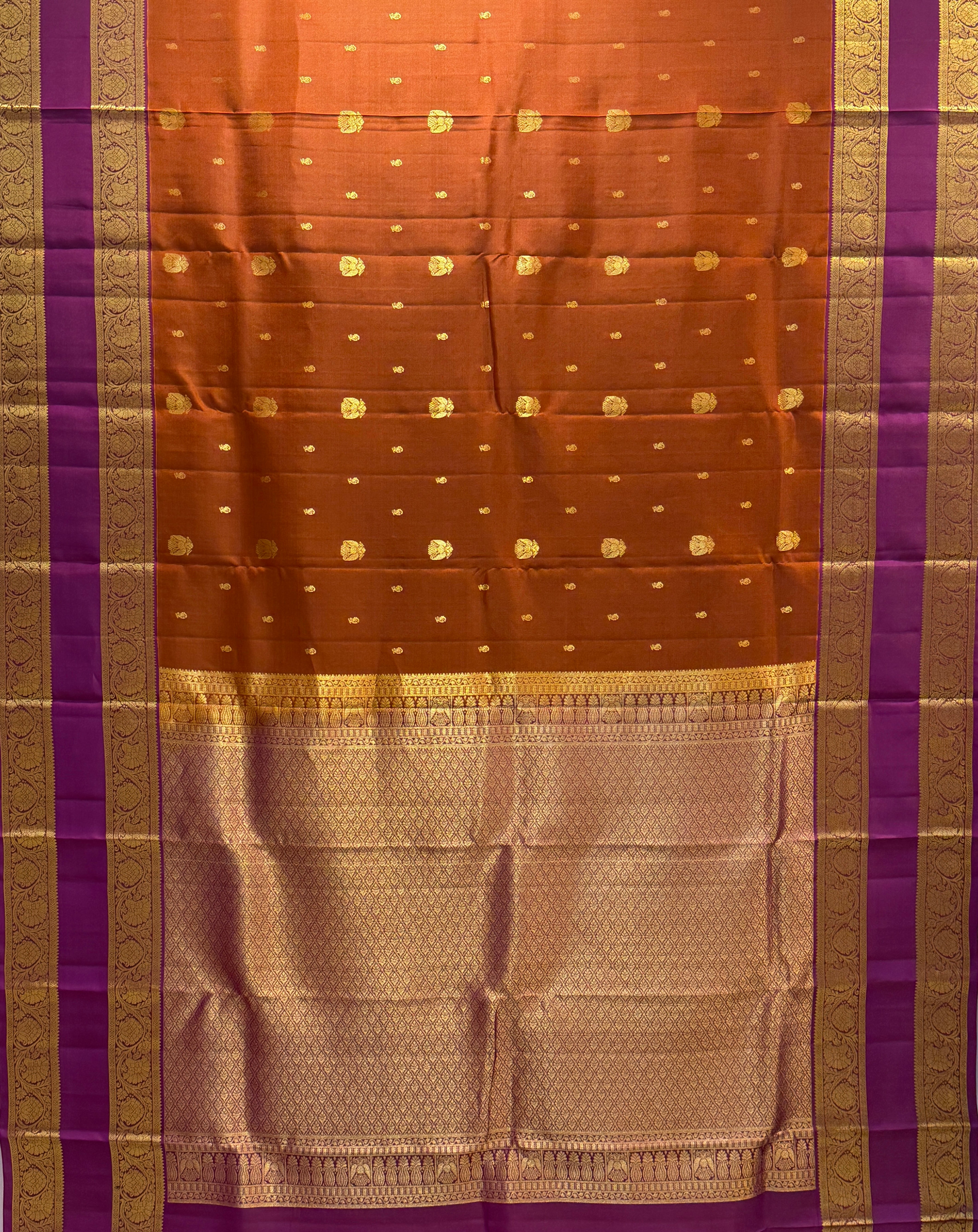 Pure Mix Kanjivaram Silk Saree (Product Code: 4222)