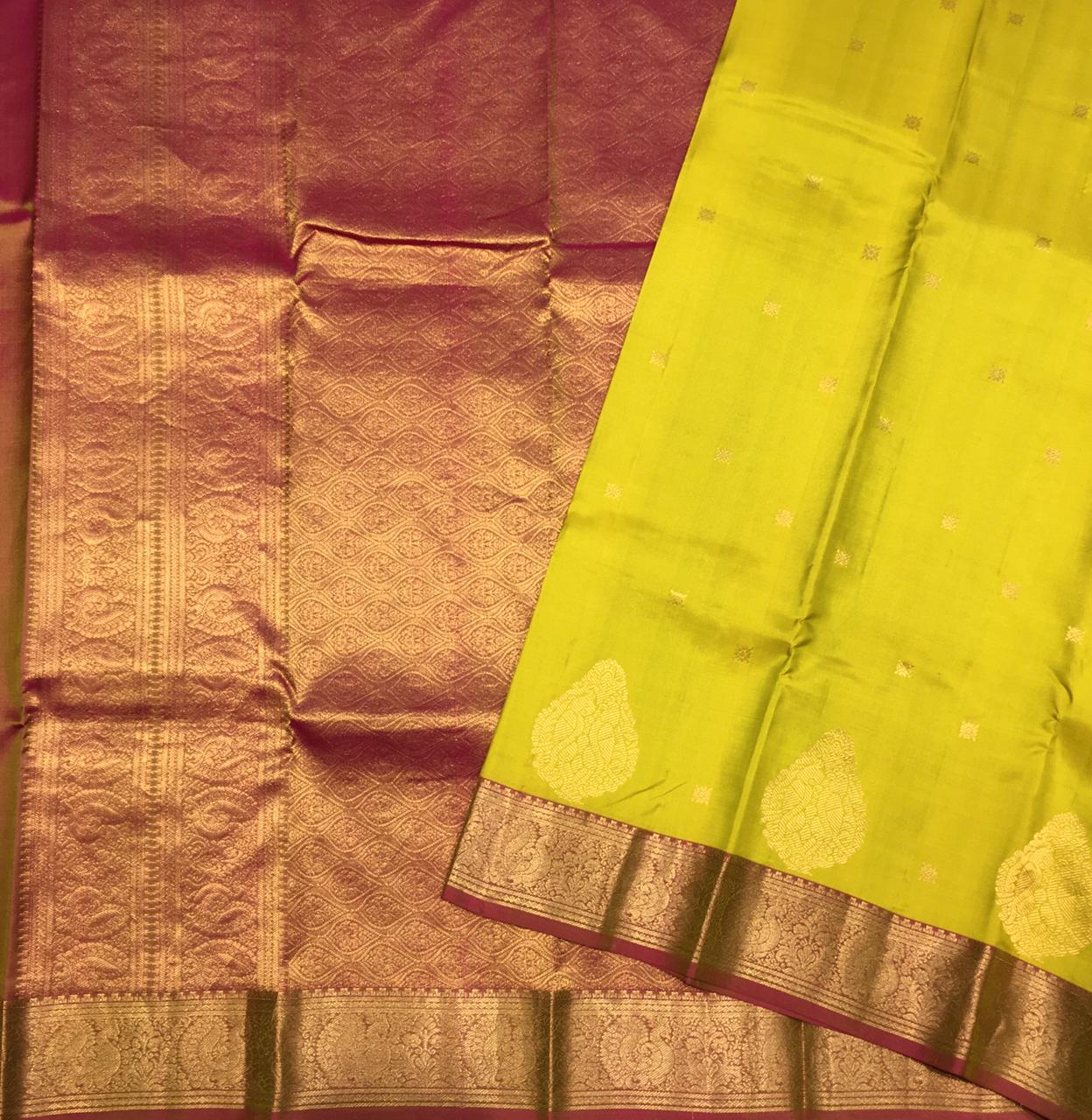Pure Kanjivaram Silk Saree (Product Code:4259)