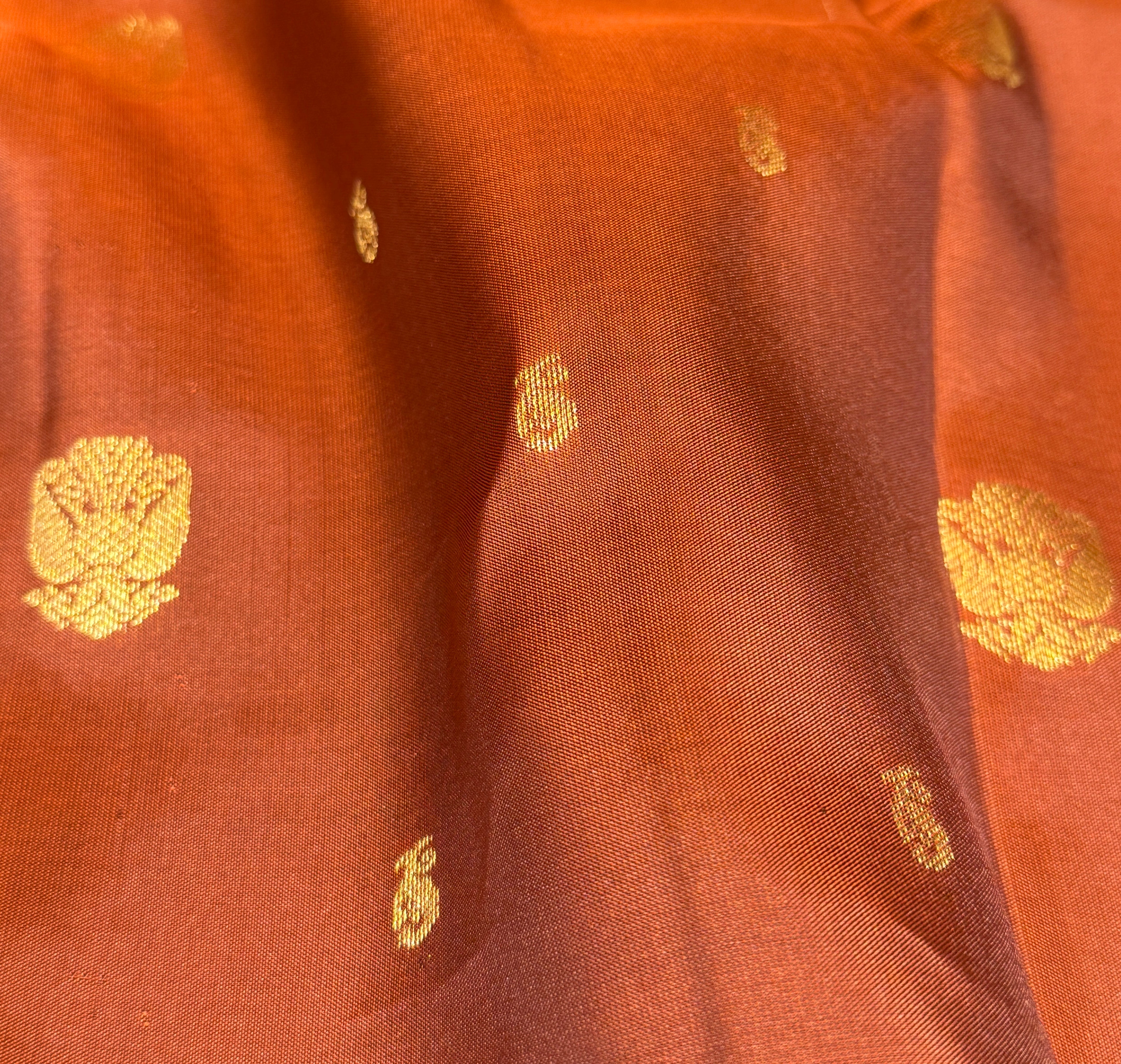 Pure Mix Kanjivaram Silk Saree (Product Code: 4222)