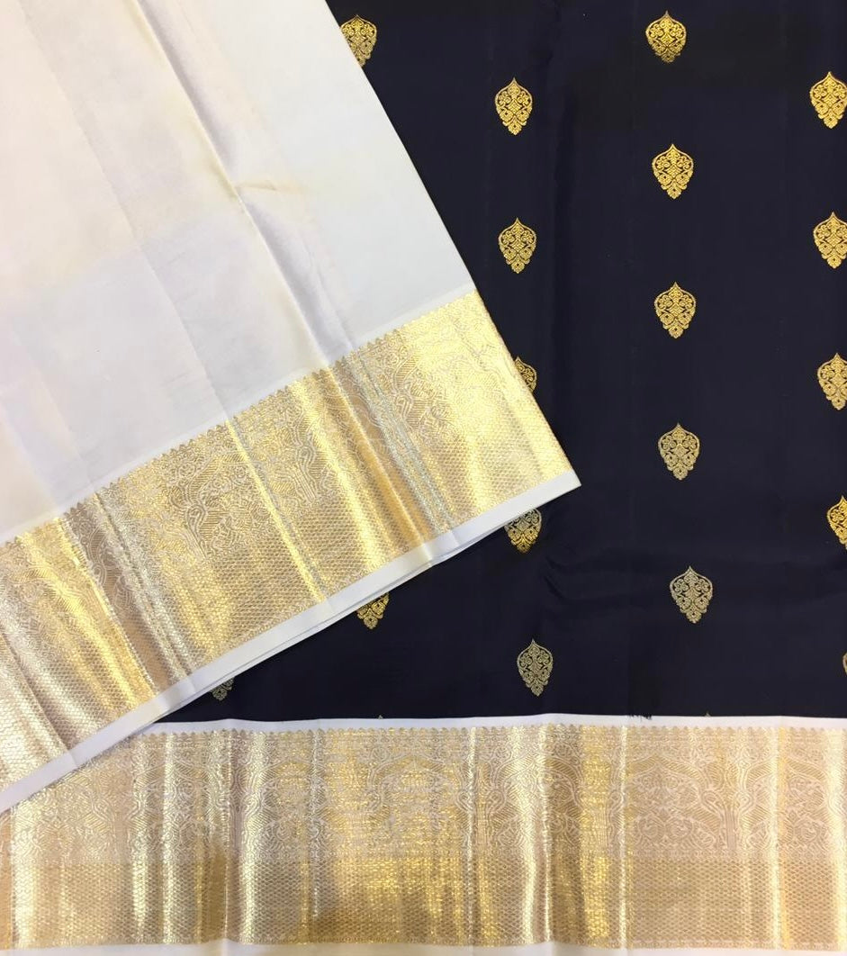 Pure Korvai Kanjivaram Silk Saree (Product Code: 3367)