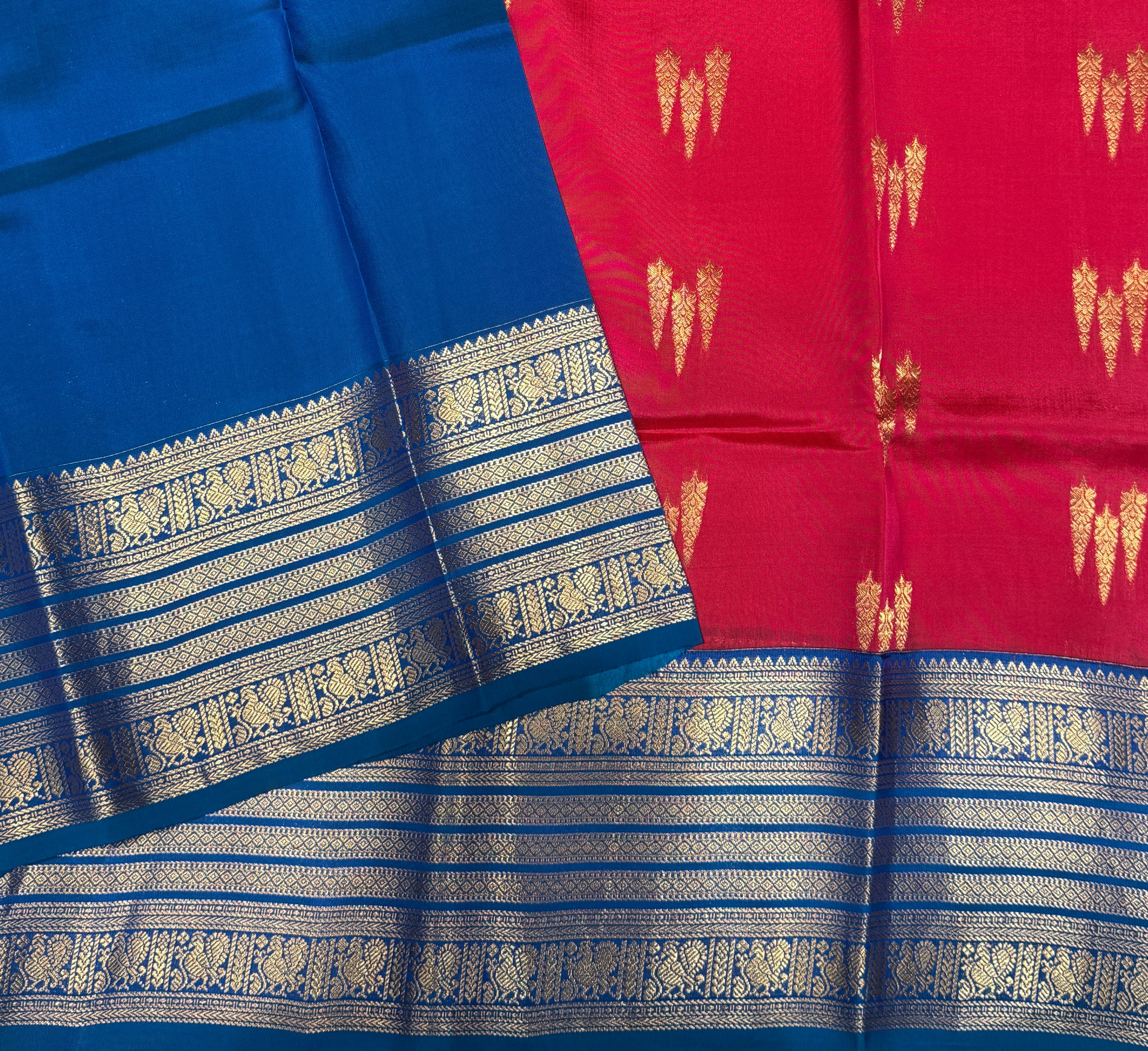 Pure Mix Kanjivaram Silk Saree (Product Code: 4890)