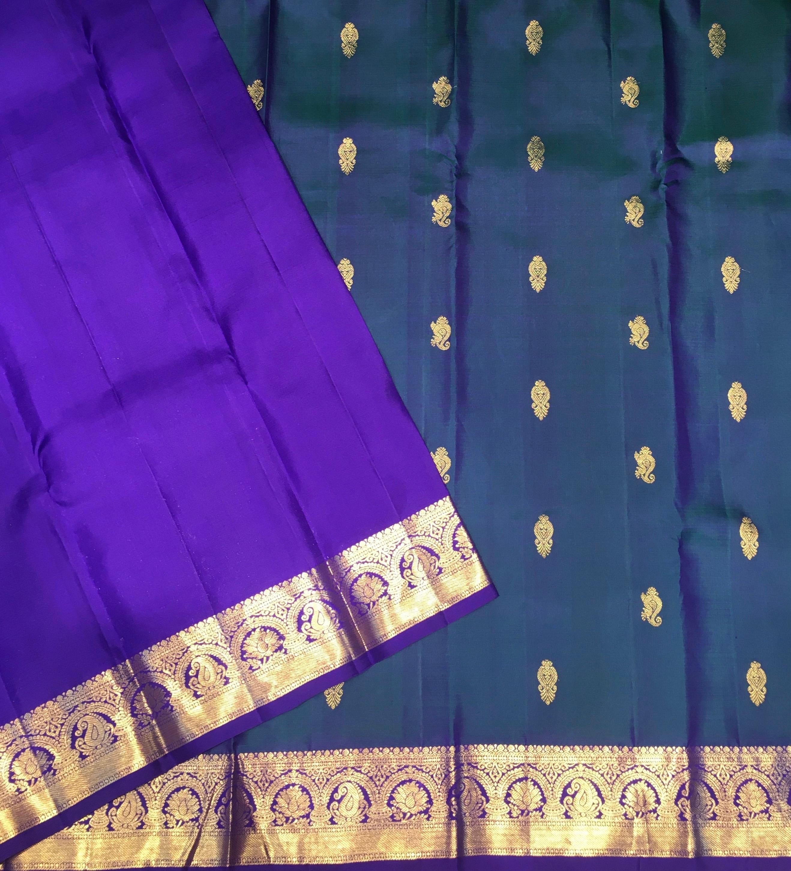 Pure Traditional Kanjivaram Silk Saree (Product Code: 4675)