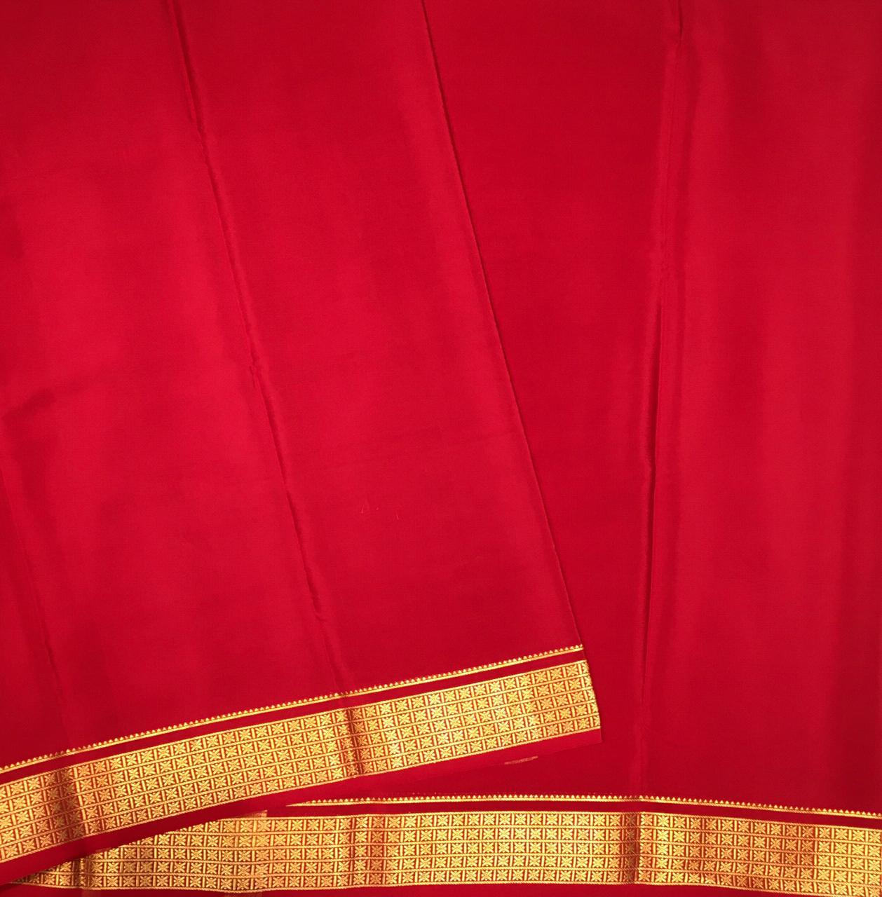 Pure Mysore crepe saree (Product code: 3554)