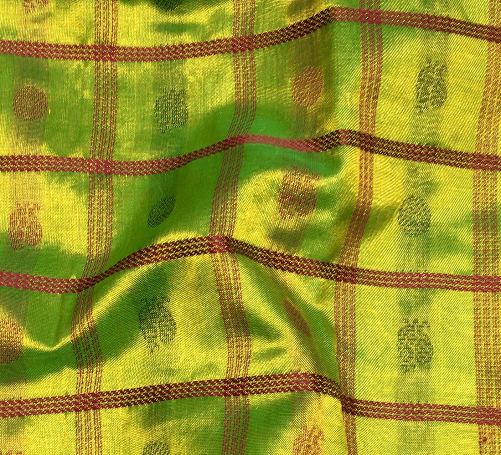 Traditional Silk Cotton Saree (Product Code:A24046)
