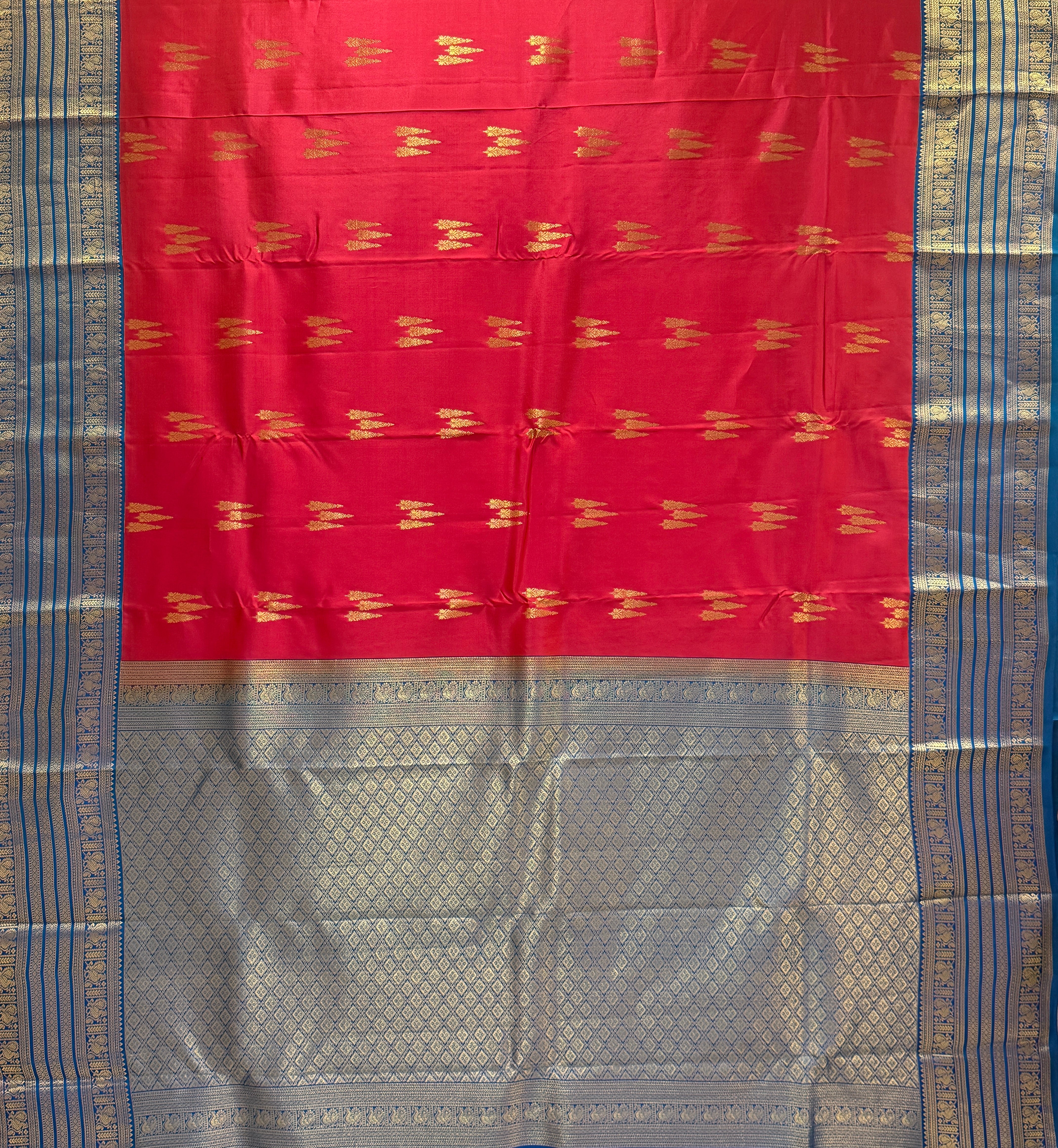 Pure Mix Kanjivaram Silk Saree (Product Code: 4890)