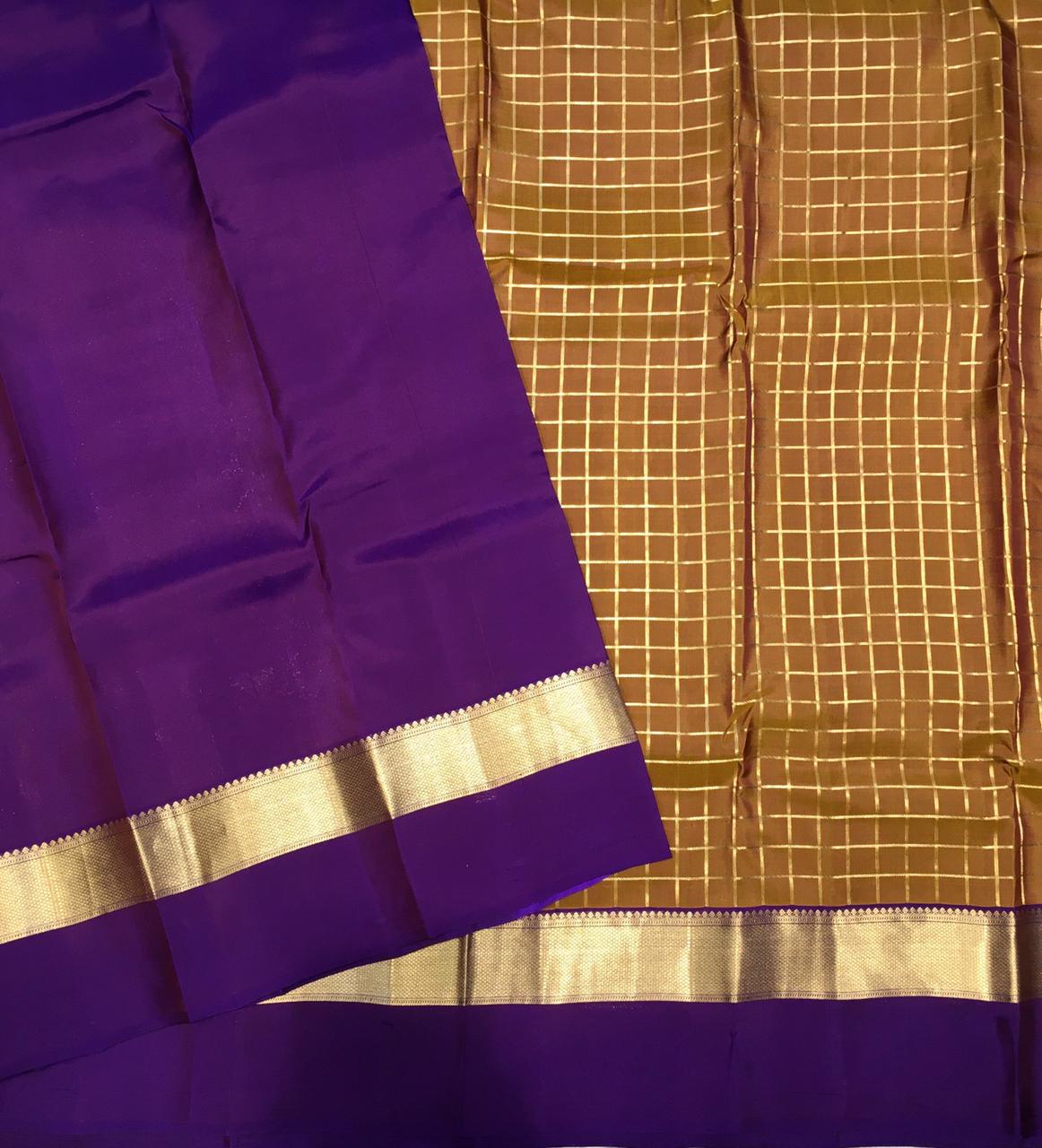 Pure Mix Kanjivaram Silk Saree (Product Code: 4228)