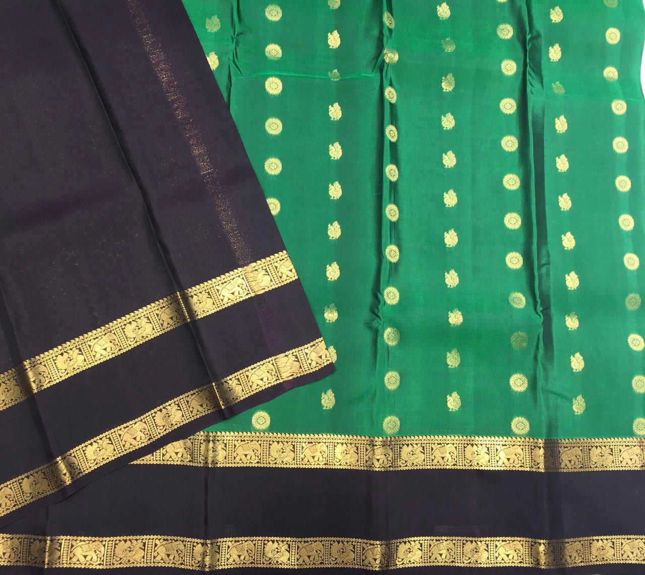 Pure Mix Kanjivaram Silk Saree (Product Code: 4221)