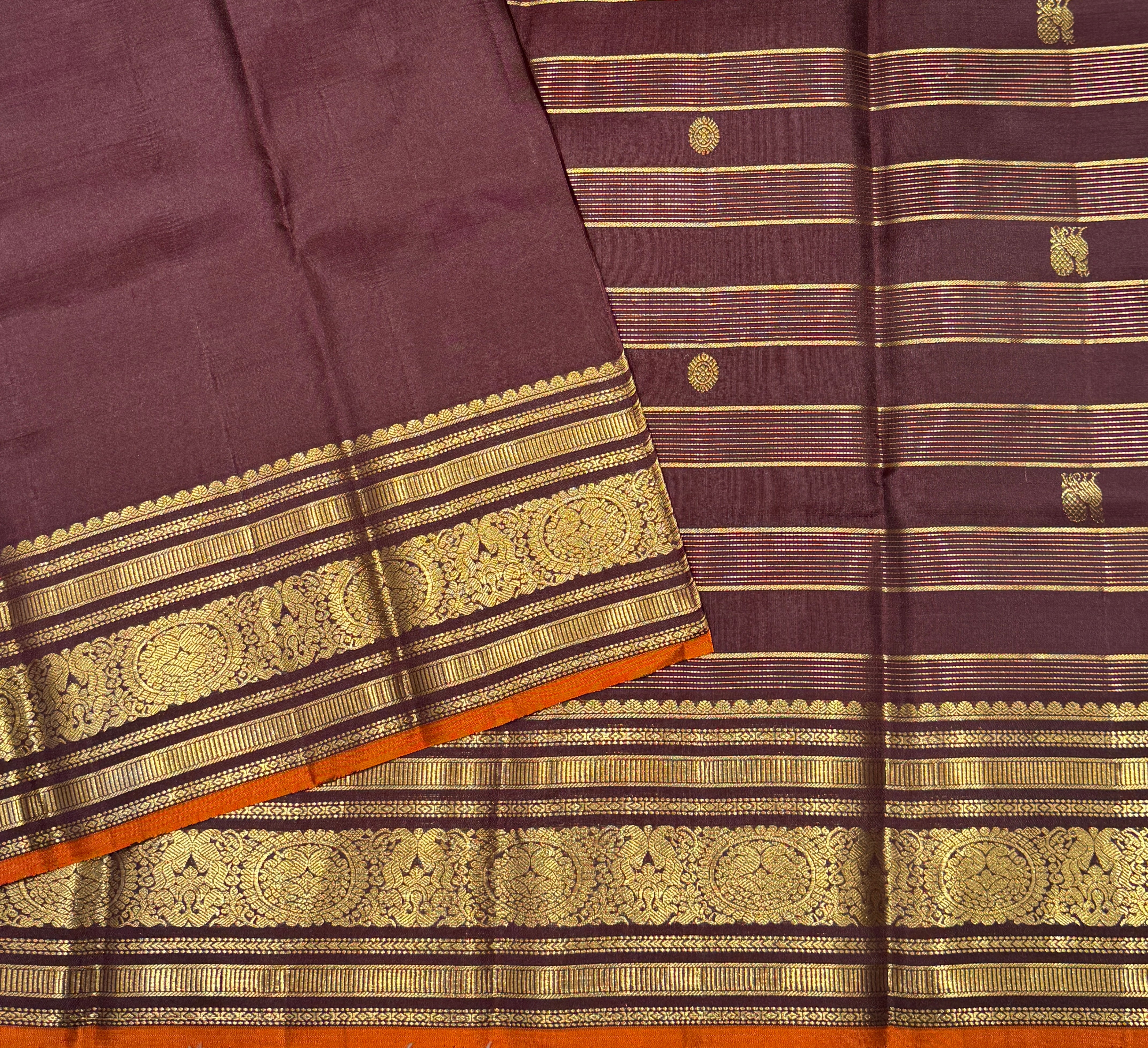 Pure Kanjivaram Traditional Silk Saree (Product Code: 4595)