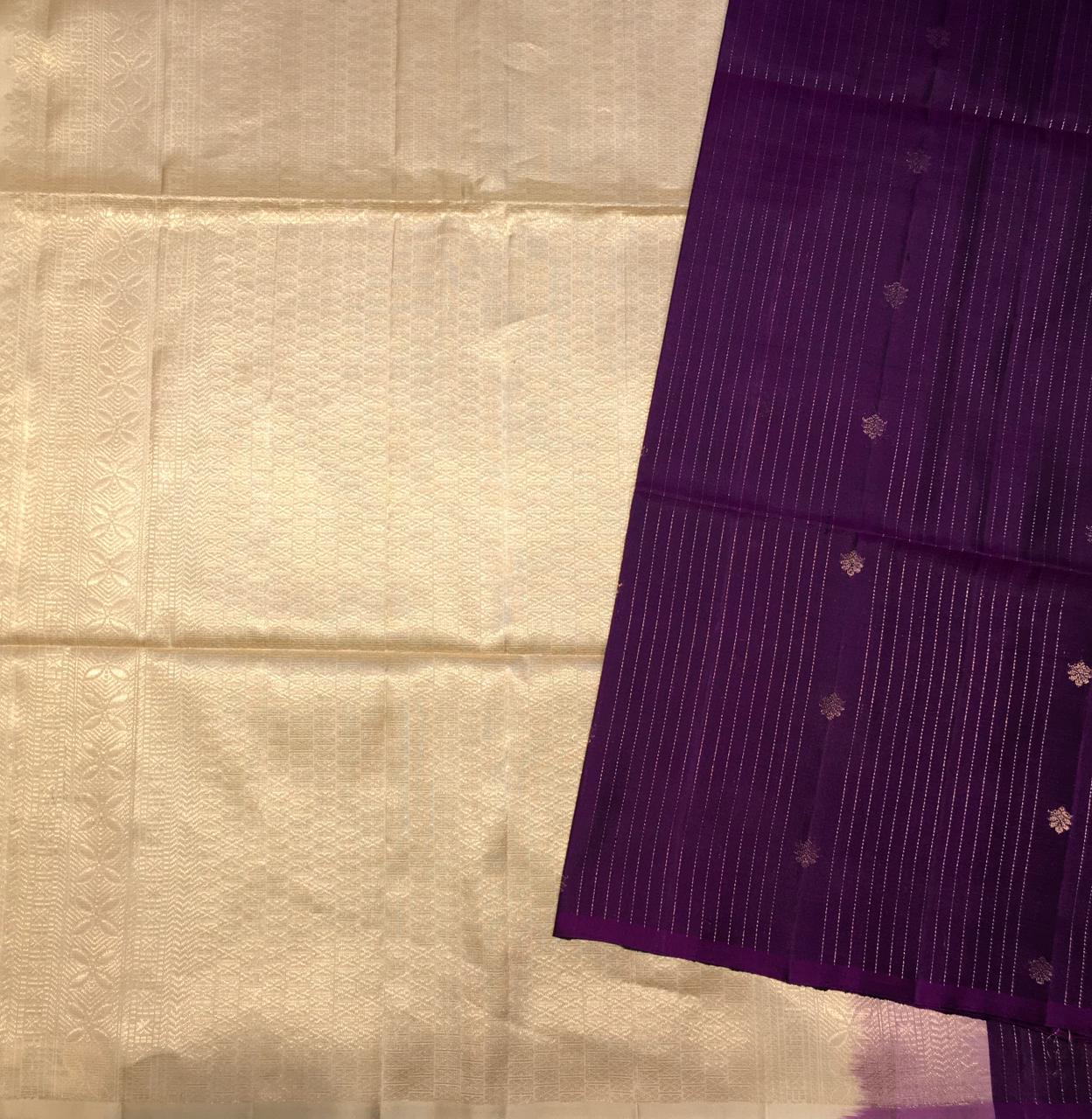 Pure Kanjivaram Soft Silk Saree (Product Code: 4376)