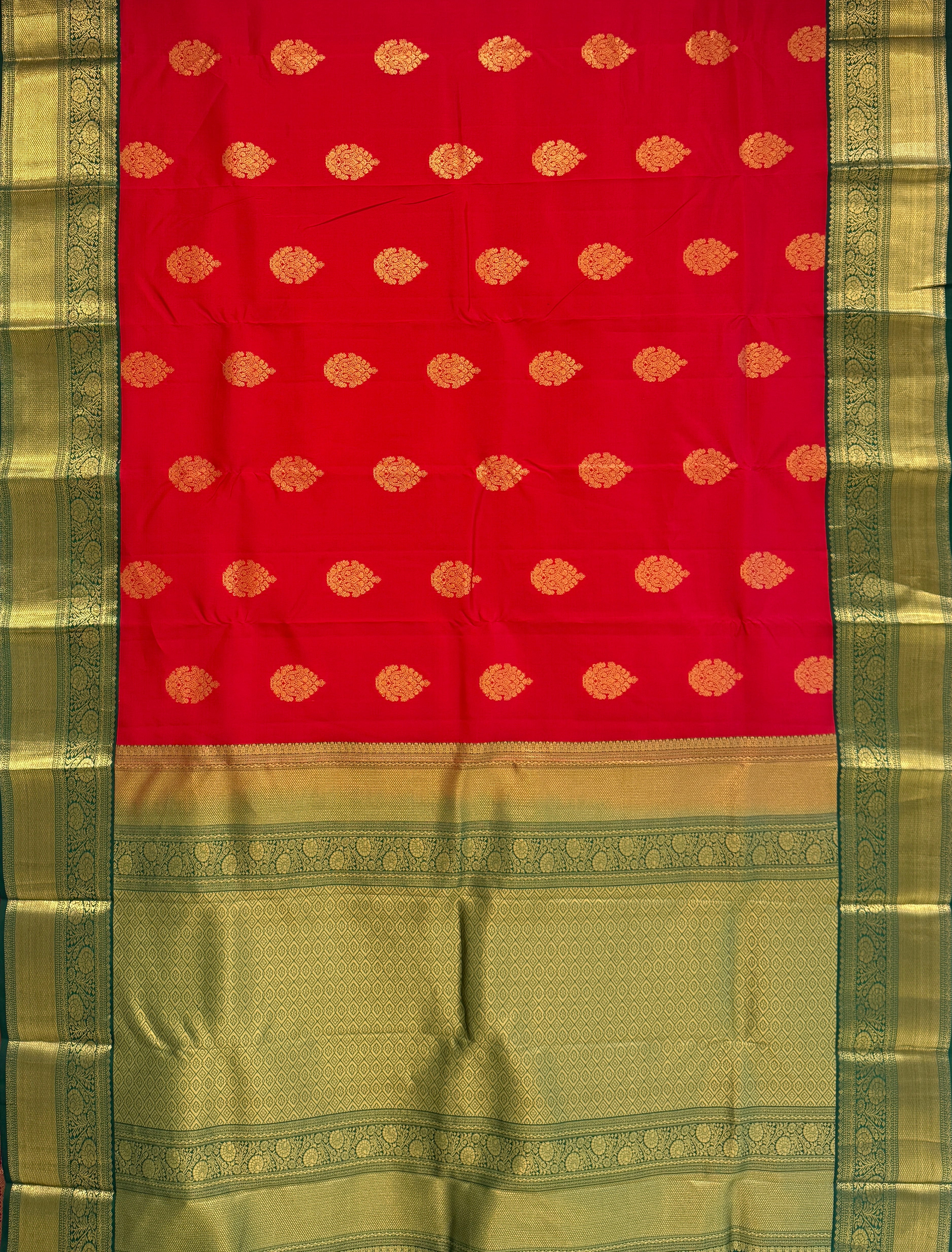 Pure Mix Kanjivaram Korvai Silk Saree (Product Code: 3679)