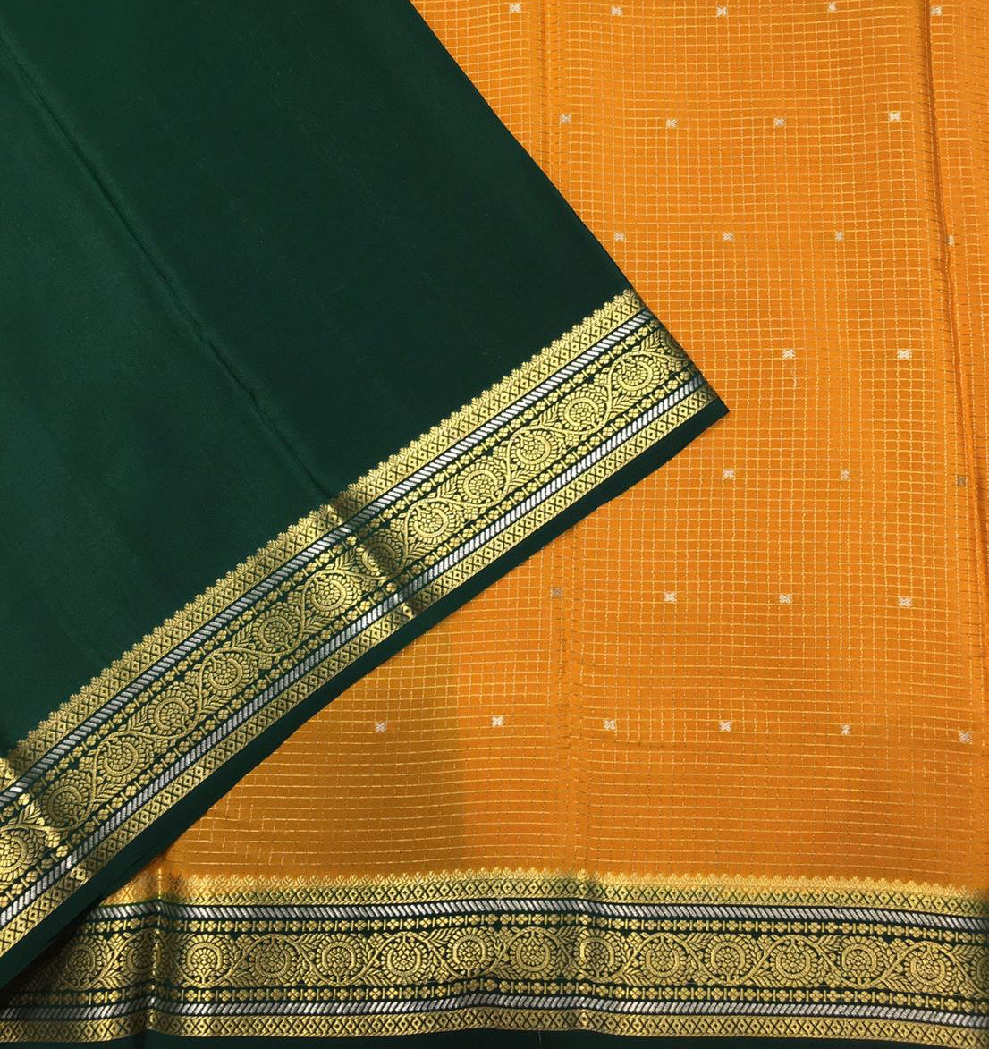 Pure Mysore Crepe Saree (Product Code: 4416-04)
