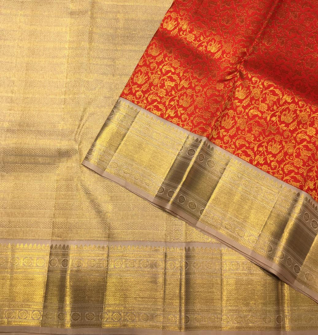 Pure Kanjivaram Bridal Silk Saree (Product Code: 3055)