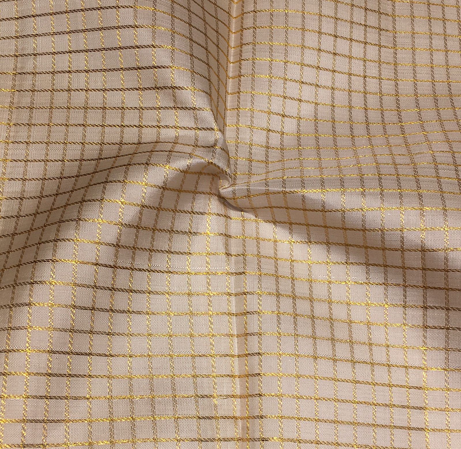 Cream Pure Kanchipuram Silk Dhotis