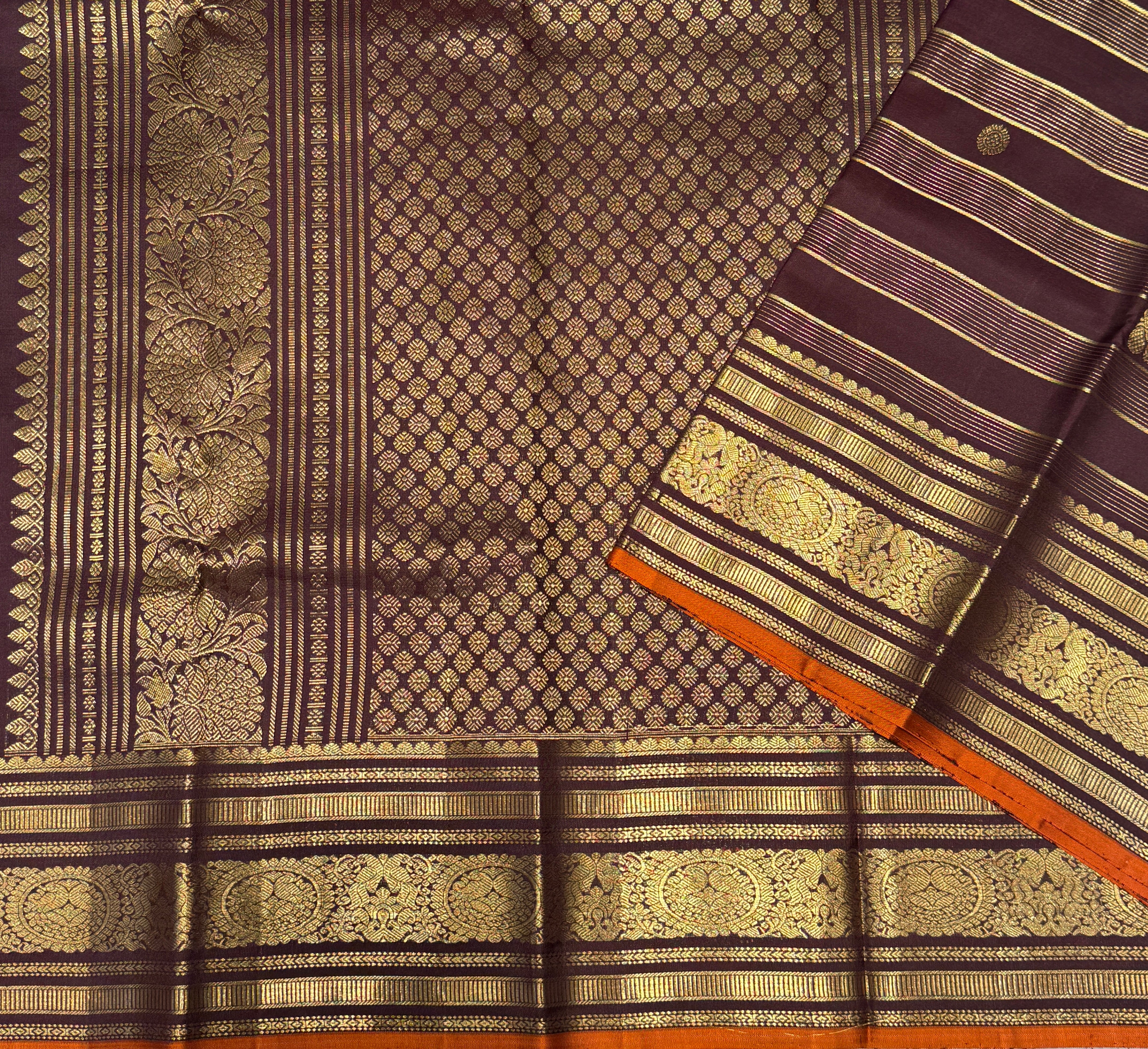 Pure Kanjivaram Traditional Silk Saree (Product Code: 4595)