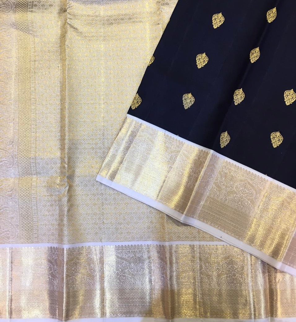 Pure Korvai Kanjivaram Silk Saree (Product Code: 3367)