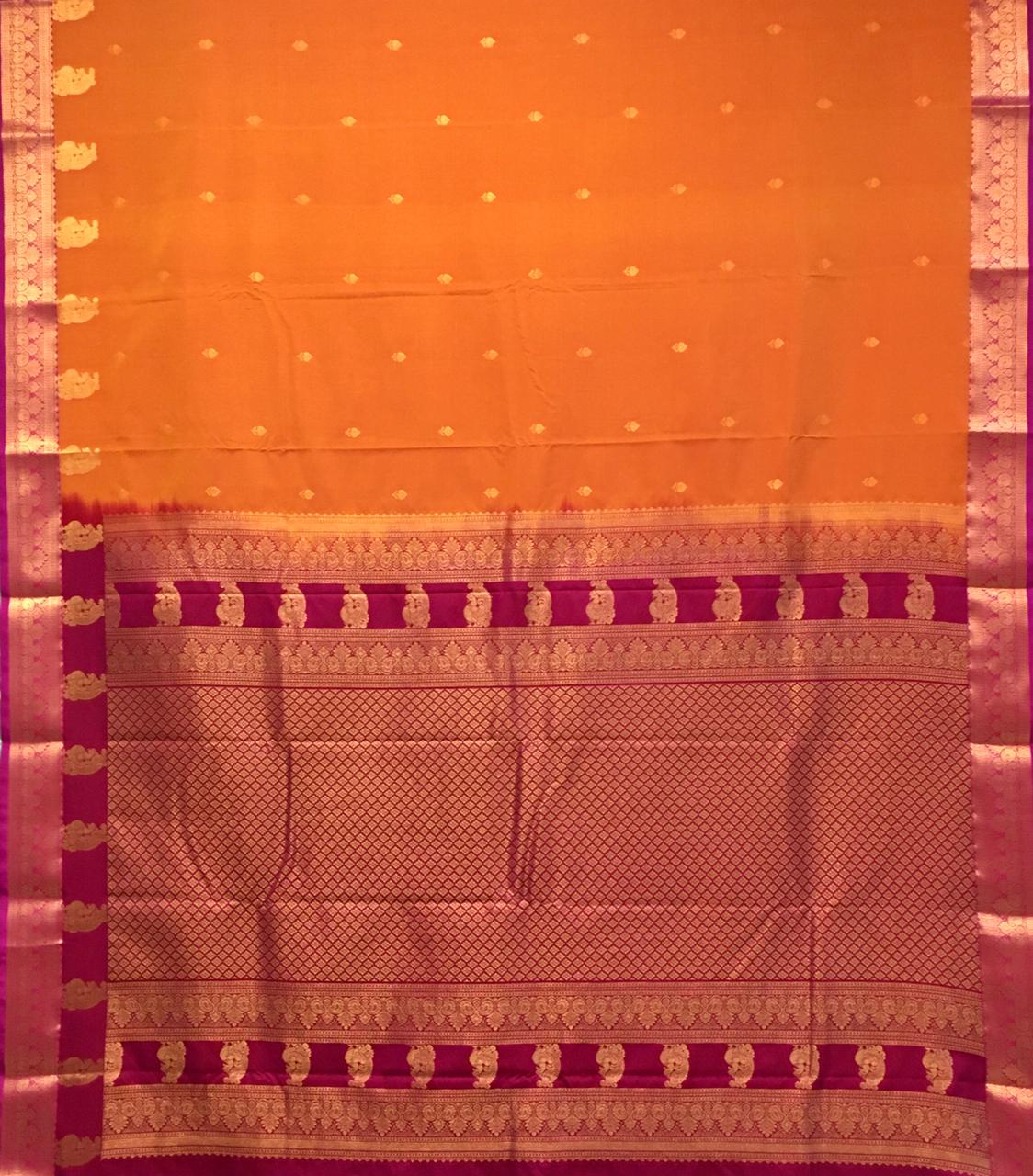 Semi Kanjivaram Saree (Product Code:4321)