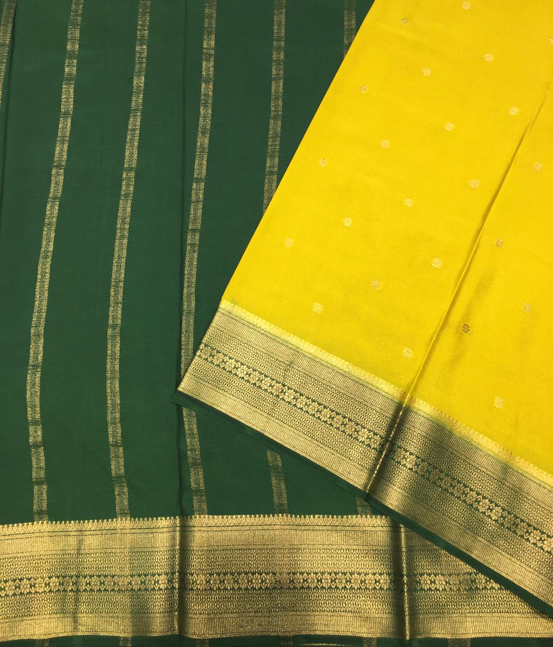 Semi Mysore Crepe Saree (Product Code : 3359-01)
