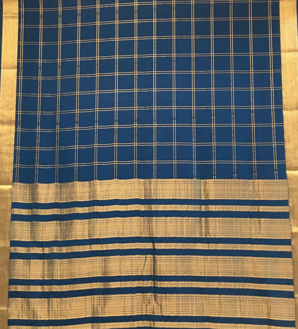 Pure Mysore Crepe Saree (Product Code: 4422)