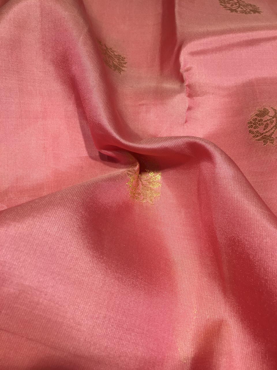 Pure Mix Korvai Kanjivaram Silk Saree (Product Code: 3690)