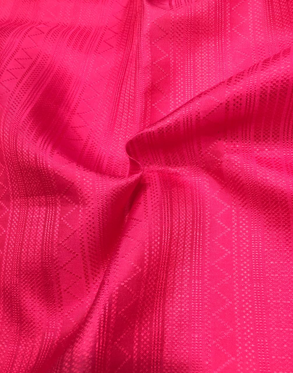 Pure Kanjivaram Borderless Silk Saree (Product Code: 2449)