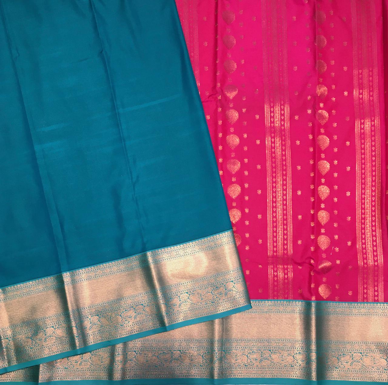 Semi Kanjivaram Saree (Product Code:238)