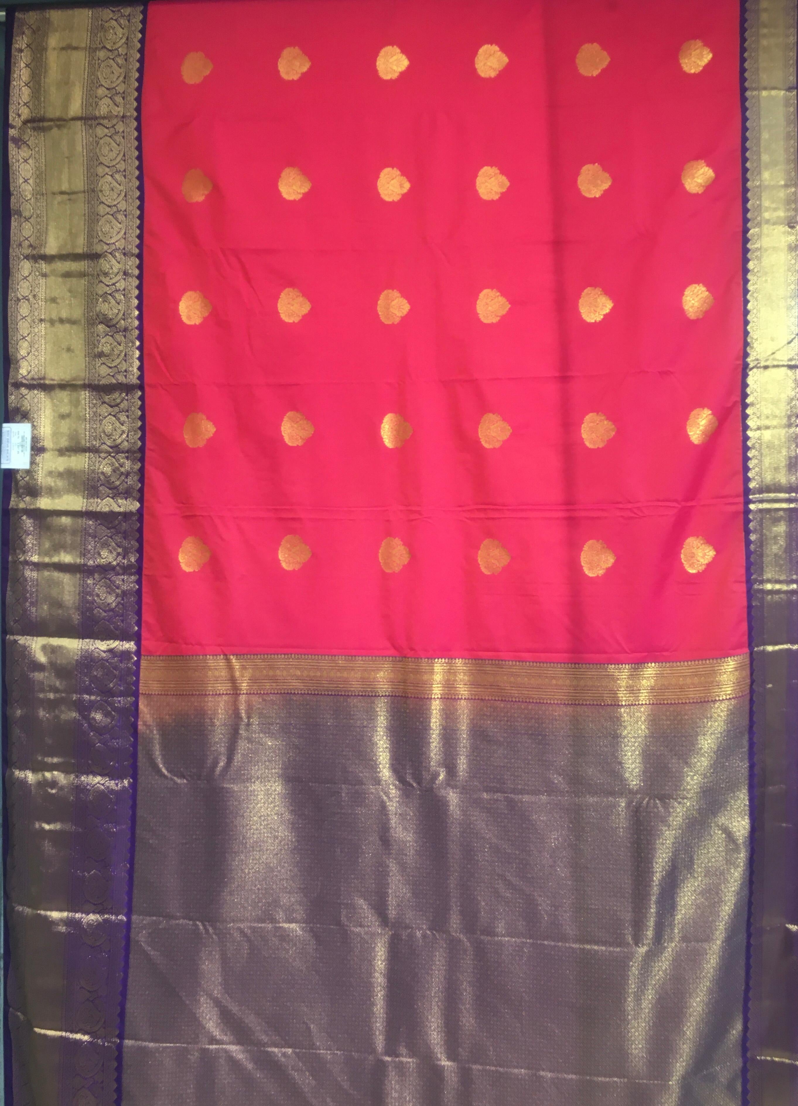 Semi Kanjivaram Saree (Product Code: 4681)