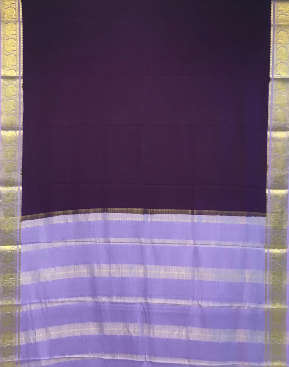 Pure Mysore Crepe Saree (Product Code: 4426)