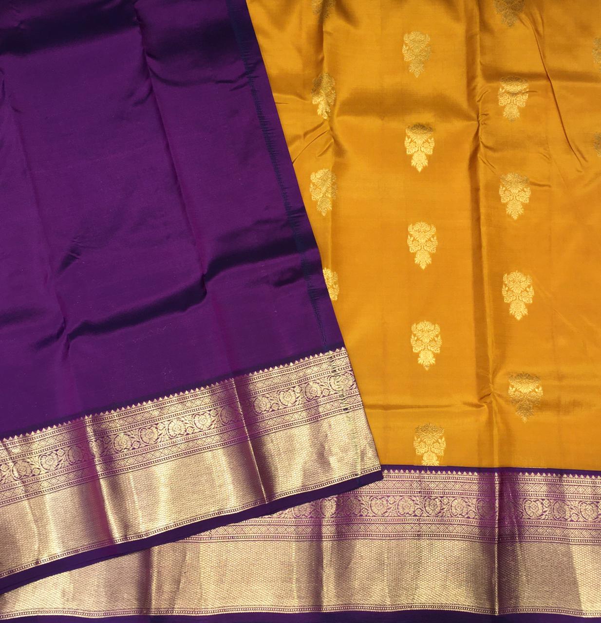 Pure mix Kanchipuram silk saree (product code:3685)