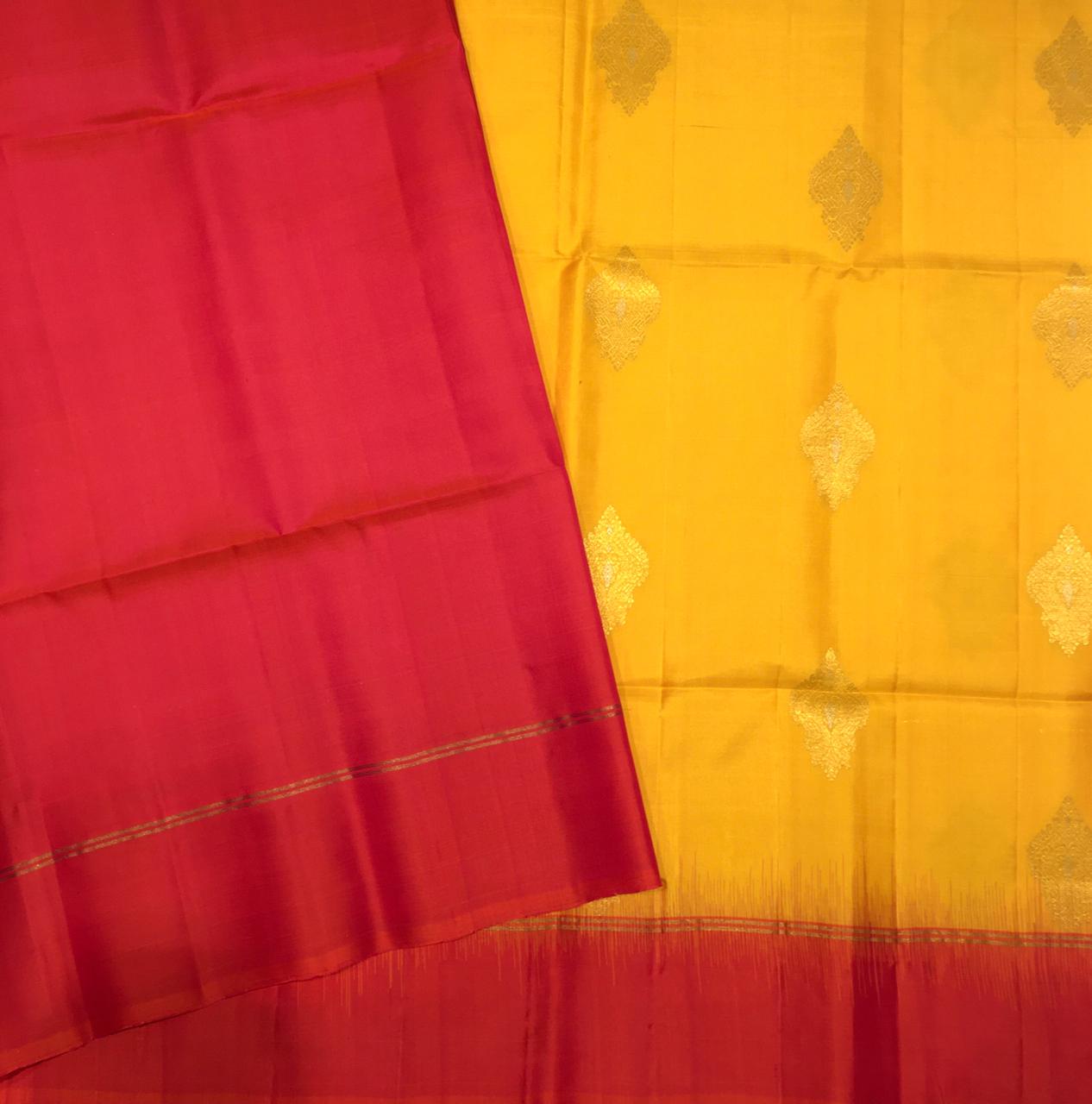 Pure Kanjivaram Soft Silk Saree (Product Code: 4373)