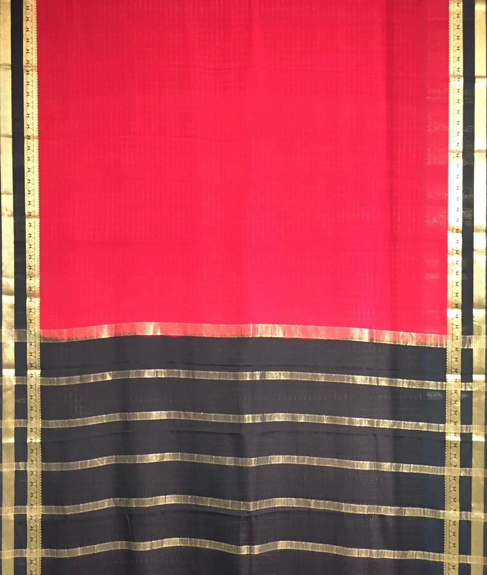 Pure Mysore Crepe Saree (Product Code: 4762)
