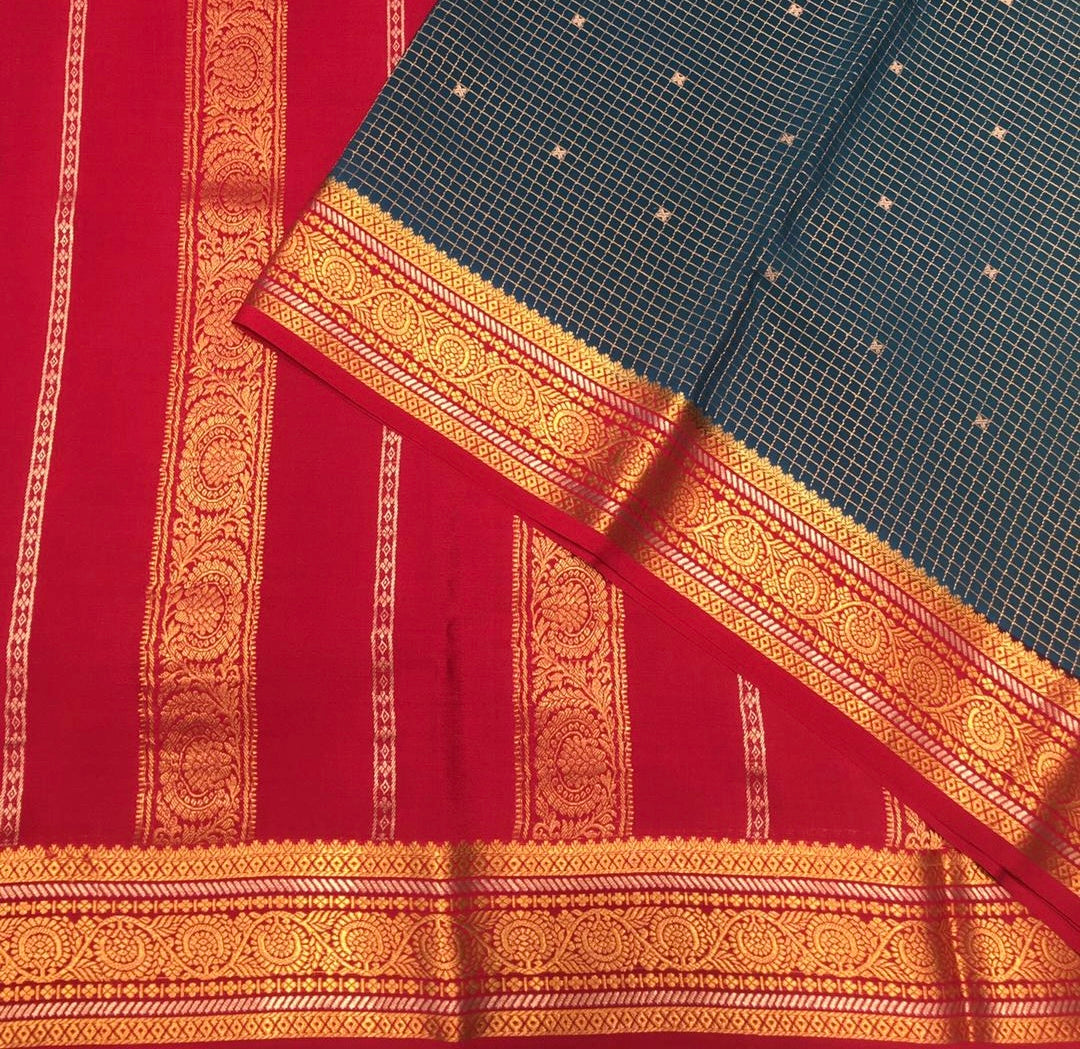 Pure Mysore Crepe Saree (Product Code : 4416-02)