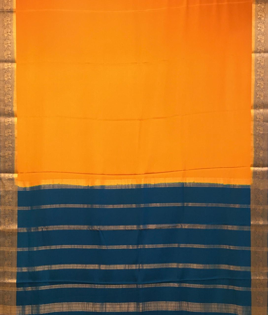 Pure Mysore Crepe Saree (Product Code: 3150)