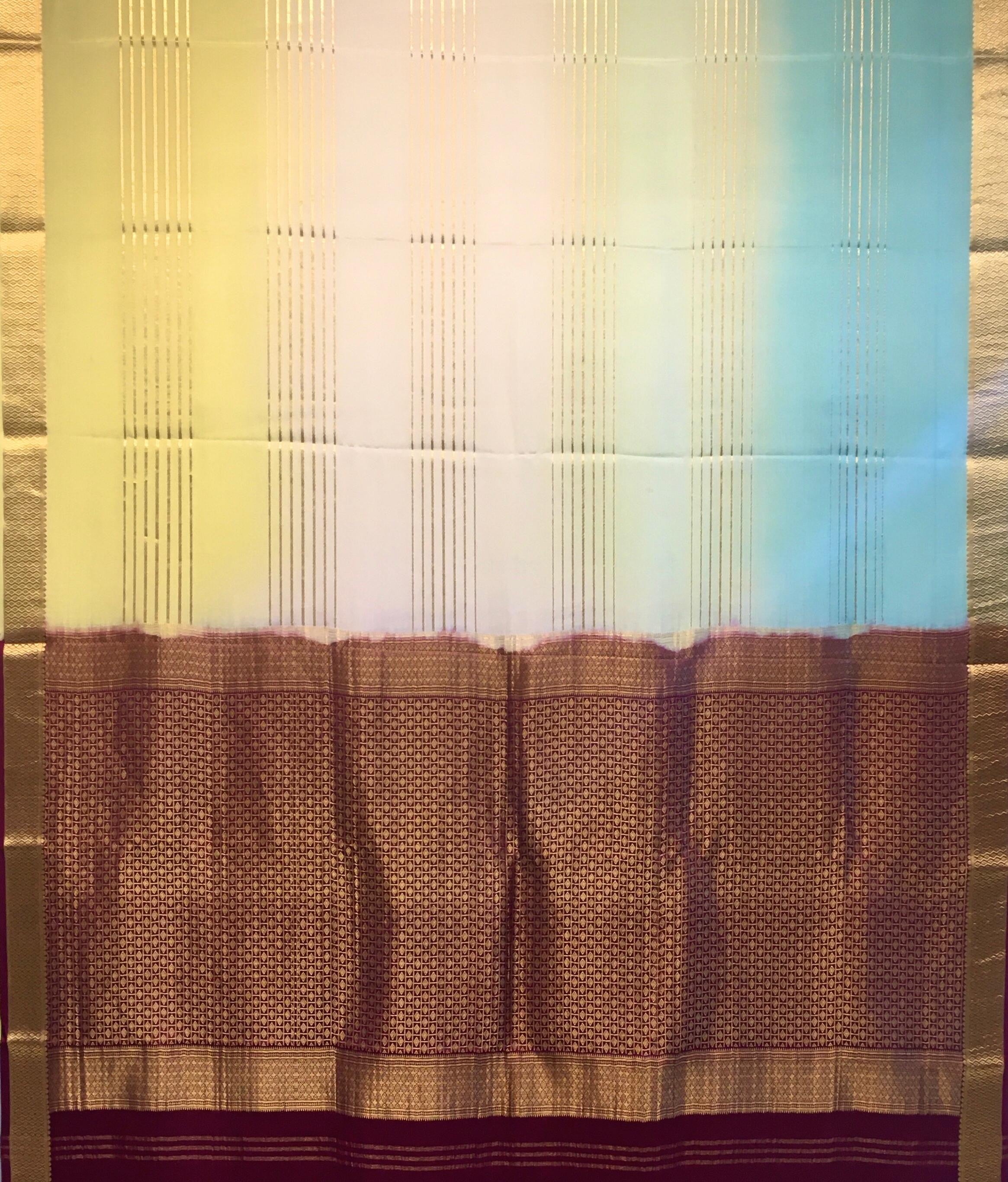 Pure Mysore crepe saree (product code: 3574)