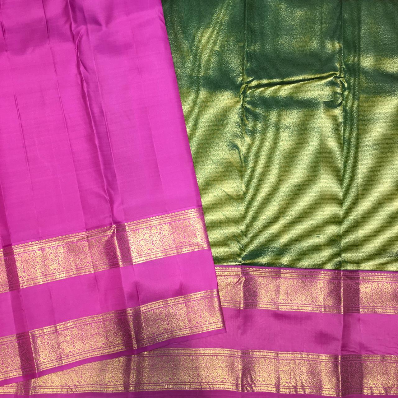 Pure Korvai Kanjivaram Silk Saree (Product Code: 4275)
