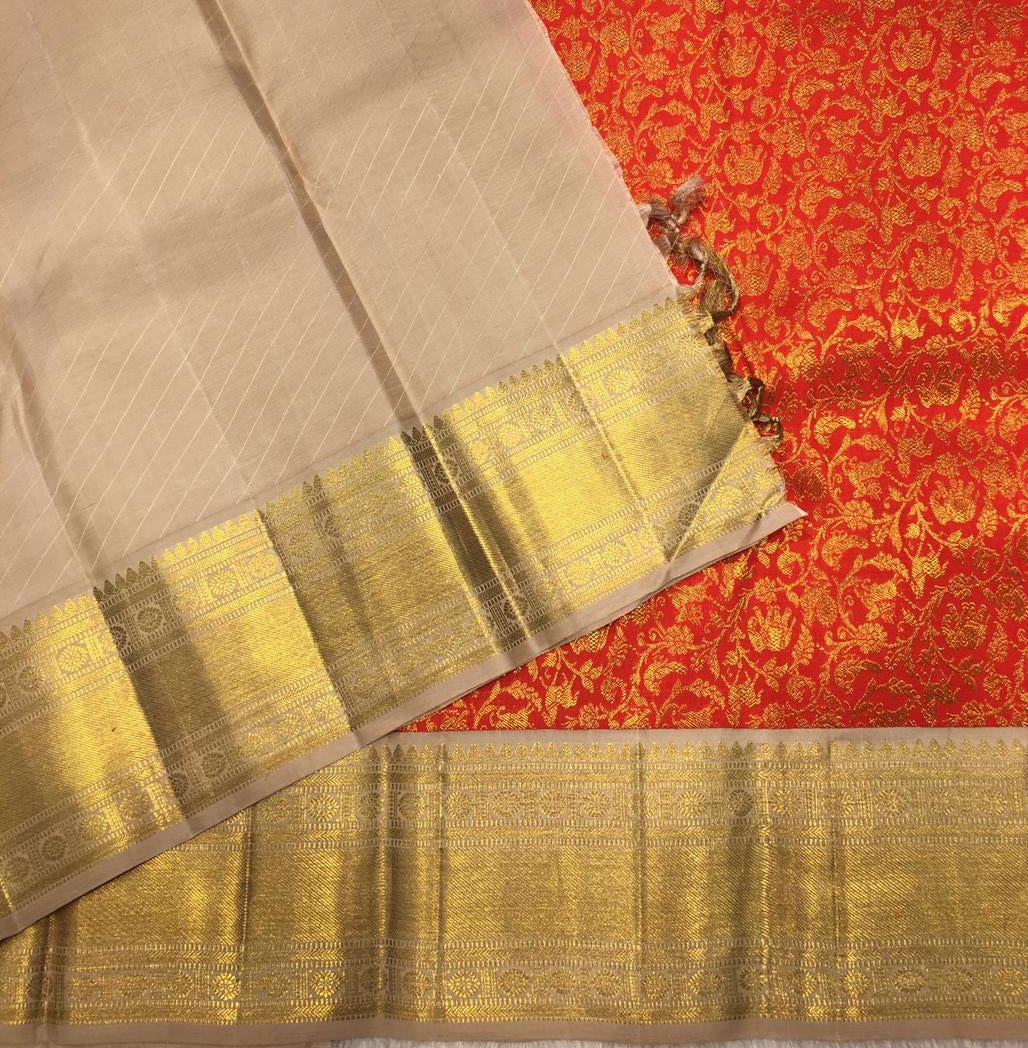 Pure Kanjivaram Bridal Silk Saree (Product Code: 3055)
