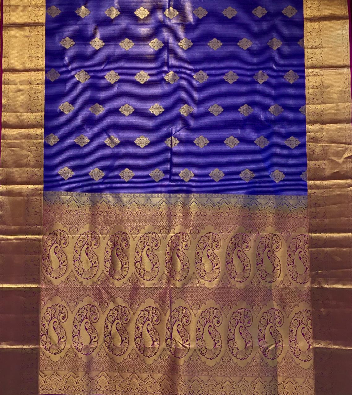 Pure Mix Kanjivaram Silk Saree (Product Code: 4219)