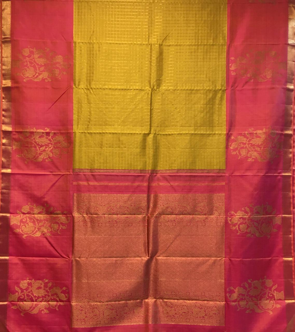 Pure kanjivaram traditional silk saree(product code:1893)